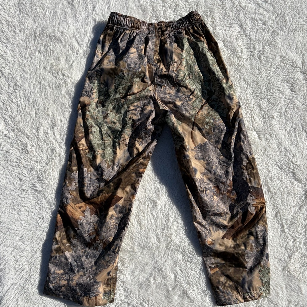 King’s Shadow Camo Kids Boys Girls Medium Camo Hunting Rainwear Waterproof Pants - Picture 5 of 8